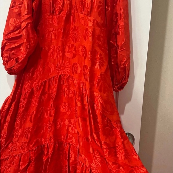FARM Rio Red Patterned Dress - Picture 7 of 9